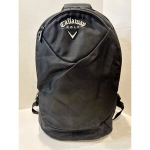 Black Callaway Golf Laptop Backpack 18 Inches Tall. Lots of Space. EUC